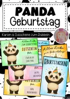 Vorschau - Anderer Materialtyp - Geburtstag feiern in der Pandaklasse - Deckblatt