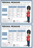 Vorschau - Spiele - Personal Pronouns, Personalpronomen Englisch, Klasse 4, 5, 6, Übungen, Arbeitsblätter, Satzbau, Speaking Activities | Materialpaket Klasse 4, 5, 6 - Seite 2