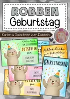 Vorschau - Anderer Materialtyp - Geburtstag feiern in der Robbenklasse - Deckblatt