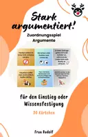 Vorschau - Spiele - Zuordnungsspiel - Aufbau Argumente - Deutsch - Deckblatt