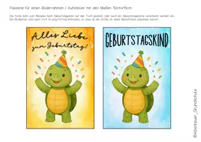 Vorschau - Anderer Materialtyp - Geburtstag feiern in der Schildkrötenklasse - Seite 1