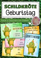 Vorschau - Anderer Materialtyp - Geburtstag feiern in der Schildkrötenklasse - Deckblatt