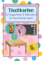Vorschau - Bildkarten - Tischkarten für Gruppentische - Deckblatt