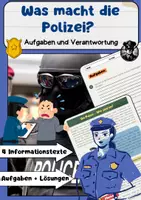 Vorschau - Arbeitsblätter - Polizei Materialpaket: Beruf, Sicherheit & Gesetz - Seite 1