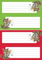 Vorschau - Anderer Materialtyp - Namensschilder Klassentier Wolf / Wolfklasse - Seite 2