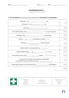 Vorschau - Test - Orange Line 4 Unit 4 Station 1 & Station 2 - Vokabeltest / Vocabulary Test - Deckblatt