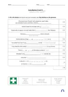 Vorschau - Test - Orange Line 4 Unit 4 Station 1 & Station 2 - Vokabeltest / Vocabulary Test - Seite 2
