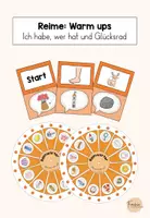 Vorschau - Stationenlernen - Materialbundle Reime: Warm ups, Bildkarten, Übungen & Reimspiele differenziert - Seite 1