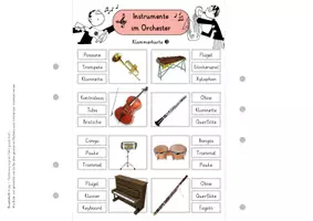 Vorschau - Spiele - PAKET Instrumente im Orchester - für Lerntheke, Stationen, Freiarbeit - Seite 3