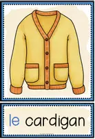 Vista previa - Tarjetas / Manipulativos - LES VÊTEMENTS - Tarjetas de imágenes y palabras - página 2