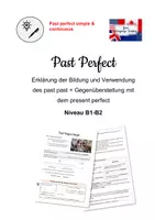 Vorschau - Arbeitsblätter - Past Perfect - Verwendung & Bildung - B1-B2 - Deckblatt