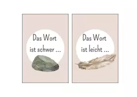 Vorschau - Fördermaterial/Inklusion - DaZ – Reflexionskärtchen – Sprechanlass - Seite 1