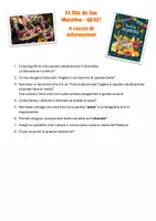 anteprima - Esercizi - El Día de los Muertos – Lettura, comprensione e attività interculturale per la Scuola Primaria - Pagina 3