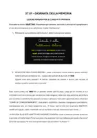 anteprima - Piani di lezione - 27 gennaio – Giornata della Memoria - Pagina 1