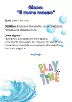 anteprima - Materiale di supporto/inclusione - Gioco di movimento: “Il mare mosso” - Pagina 1