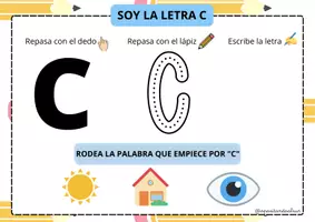 Vista previa - Hojas de trabajo - LECTOESCRITURA INFANTIL: VOCALES Y CONSONANTES - página 2
