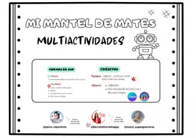Vista previa - Hojas de trabajo - MANTEL MATEMÁTICO_multiactividades - página 1