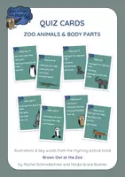 anteprima - Materiale interattivo - Brown Owl at the Zoo - ANIMAL QUIZ CARDS - Pagina di copertina