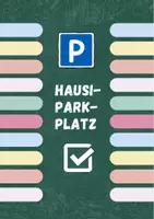Vorschau - Anderer Materialtyp - Hausaufgabenparkplatz-Schilder (Deutsch/Mathe) Visualisierung Kontrolle - Seite 1