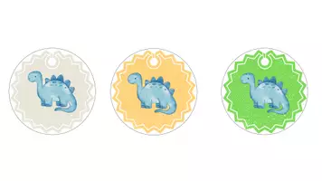 Vorschau - Anderer Materialtyp - Medaille Dinoklasse Willkommensgruß Einschulung Schulstart - Seite 3