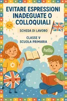 anteprima - Esercizi - Evitare espressioni inadeguate o colloquiali - Pagina di copertina