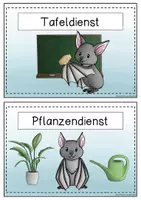 Vorschau - Poster - Fledermausklasse Materialpaket – Klassenzimmer Deko Grundschule Klasse 1 | Klassentier Fledermaus | Classroom Management | Organisation & Einschulung - Seite 3