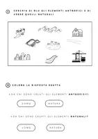 anteprima - Esercizi - VERIFICA: la geografia, elementi naturali e antropici - Pagina 1