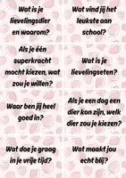 Voorbeeld - Praatkaartjes kringgesprek - Voorblad