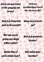 Voorbeeld - Praatkaartjes kringgesprek - Pagina 1