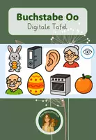 Vorschau - Präsentationen/Tafelbilder - Buchstabe Oo (digitale Tafel) - Sprechen, Hören, Lesen, Schreiben - Deckblatt