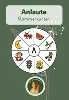 Vorschau - Fördermaterial/Inklusion - Klammerkarten – Laute hören und Bilder zuordnen - Deckblatt