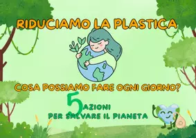 anteprima - Materiale interattivo - RIDUCIAMO LA PLASTICA - ATTIVITA' PER SCUOLA PRIMARIA - Pagina di copertina