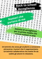 anteprima - Materiale di supporto/inclusione - Accoglienza: numeri che parlano di me - Pagina di copertina