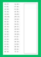 Voorbeeld - 2de - optellen en aftrekken t.e.m. 100 - Pagina 2