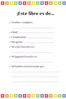 Vista previa - Tarjetas / Manipulativos - Jugando y Creciendo Mi Libro de Estimulación Temprana - página 1