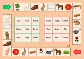 Vorschau - Stationenlernen - Reime Bingo, 3-fach differenziert - Seite 2