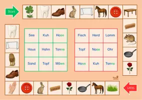 Vorschau - Stationenlernen - Reime Bingo, 3-fach differenziert - Seite 3