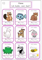 Vorschau - Spiele - DaZ: Tiere - Ich habe, wer hat | 27 Tierbegriffe | 2 Versionen - Seite 3