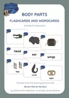 Vista previa - Presentaciones - Zoo Animals - BODY PARTS flashcards and wordcards - Portada