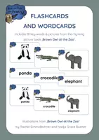 Vista previa - Decoración del aula - Brown Owl at the Zoo - FLASHCARDS and WORDCARDS - Portada