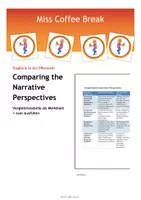 Vorschau - Arbeitsblätter - Comparing the narrative perspectives / point of view - Deckblatt