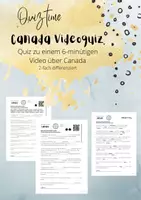 Vorschau - Arbeitsblätter - Videoquiz - Canada - Einstieg - Einführung - mit Lösung - Deckblatt