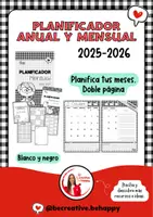Vista previa - Para docentes: organización, planificación y formación - PLANIFICADOR ANUAL Y MENSUAL_VICHY_CURSO 25-26 - página 1