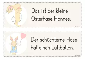 Vorschau - Arbeitsblätter - Laufdiktat / Schleichdiktat: Ostern (Satzebene) - Seite 2