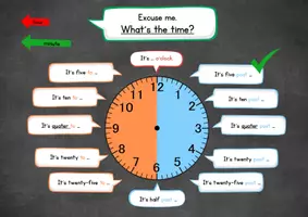 Vorschau - Präsentationen/Tafelbilder - What's the Time? - (digitales) Tafelmaterial - Seite 1