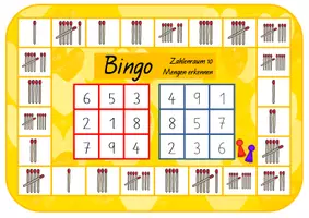 Vorschau - Stationenlernen - Brettspiel Bingo | ZR 10 | Mengen erkennen - Seite 2