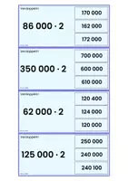 Vorschau - Spiele - Klammerkarten - Halbieren und Verdoppeln bis 1Mio - Seite 3