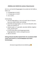 Vorschau - Präsentationen/Tafelbilder - Anleitung: Stoffe abfüllen & Sicherheitsregeln dazu - Deckblatt