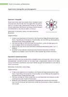 Vorschau - Stundenentwürfe - Schülerexperimente zu Atomgröße und Gewicht eines Atoms - Deckblatt