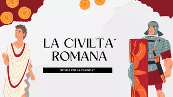 anteprima - Materiale di supporto/inclusione - I ROMANI - MINI BOOK PER LA CLASSE 5^ - Pagina di copertina